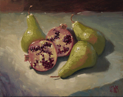 Pomegranate and Pears