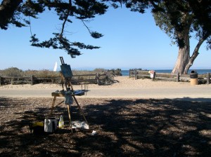 Windows on the Bay with Easel and Tree Windows on the Bay with Easel and Tree