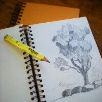 Pencil and Sketchbooks