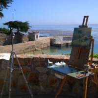 My Setup with the Subject in the Background